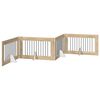 vidaXL Foldable Dog Gate with Stands 4 pcs Sonoma Oak 401 cm