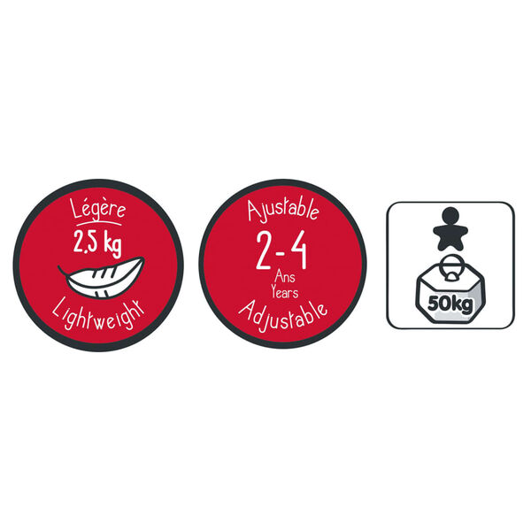 Smoby Balance Bike Rookie Red