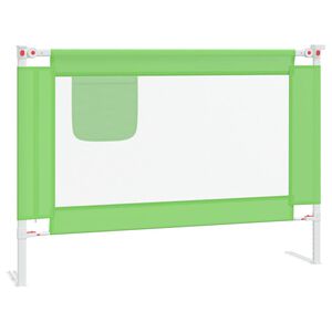 vidaXL Toddler Safety Bed Rail Green 90x25 cm Fabric