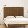 vidaXL Wall Headboard Honey Brown 185x3x110 cm Solid Wood Pine