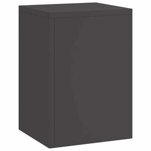vidaXL Plant Stand 3 pcs Black Steel