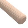 vidaXL Wooden Dowels 12 pcs Brown &Oslash;6 x 40 mm Solid wood