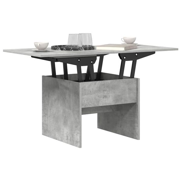 vidaXL Coffee Table Concrete Grey 55 x 54.5 x 45 cm Engineered wood