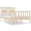 vidaXL Bed Frame without Mattress 120x190 cm Small Double Solid Wood
