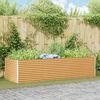 vidaXL Garden Raised Bed 290 x 100 x 68 cm Galvanised Steel