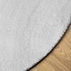 vidaXL Rug HUARTE Short Pile Soft and Washable Grey &Oslash; 200 cm