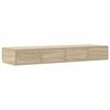 vidaXL Bed Drawers Sonoma Oak 120 x 36.5 x 16.5 cm Engineered Wood
