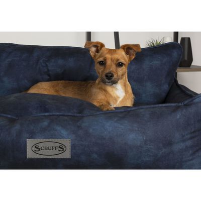 Scruffs & Tramps Dog Bed Kensington Size L 90x70 cm Navy