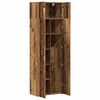 vidaXL Storage Cabinet 3 pcs Old Wood