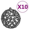 vidaXL Artificial Pre-lit Christmas Tree with Ball Set Silver 210 cm PET