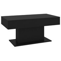 vidaXL Coffee Table Black 96x50x45 cm Engineered Wood