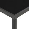 vidaXL Outdoor Dining Table Anthracite 220x90x75 cm Steel and Glass