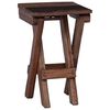 vidaXL Stool Natural 30 x 30 x 48 cm Solid Reclaim wood