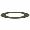 vidaXL suitable for Flat Tree Ring Olive green &Oslash;50 / 80 cm Steel