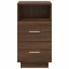 vidaXL Bedside Cabinets 2 pcs with 2 Drawers Brown Oak 36x36x68 cm
