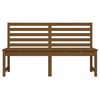 vidaXL Garden Bench Honey Brown 157.5 cm Solid Wood Pine