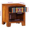 vidaXL Bedside Cabinet 40x35x45 cm Solid Wood Acacia
