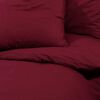 vidaXL Duvet Cover Set Bordeaux 135x200 cm Light-weight Microfiber