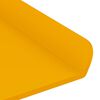 vidaXL Floating Shelf 2 pcs Mustard Yellow 100 x 9 x 2.5 cm Steel