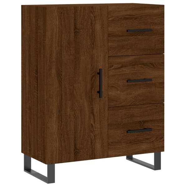 vidaXL Sideboard Brown Oak 69.5x34x90 cm Engineered Wood