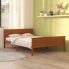 vidaXL Bed Frame without Mattress Honey Brown Solid Wood Pine 160x200cm