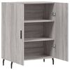 vidaXL Sideboard Grey Sonoma 69.5x34x90 cm Engineered Wood