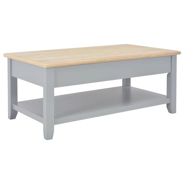 vidaXL Coffee Table Grey 100x55x40 cm Wood
