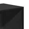 vidaXL Book Cabinet Black 40x35x107.5 cm Engineered Wood