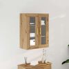 vidaXL Wall Cabinet Artisan Oak 69.5 x 34 x 90 cm Engineered Wood