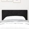 vidaXL Headboard Height Adjustable with Headboard Black 80 cm Velvet