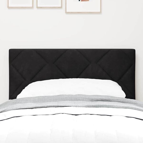vidaXL Headboard Height Adjustable with Headboard Black 80 cm Velvet