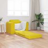 vidaXL Sofa Bed Yellow 98 x 71 x 83 cm Velvet