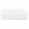 vidaXL Bolster Pillows 2 pcs White &Oslash; 15 x 40 cm Fabric