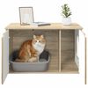 vidaXL Cat House Sonoma 85 x 55 x 53.5 cm Engineered Wood