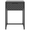 vidaXL Nightstand Anthracite 38x35x54 cm Steel