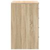 vidaXL Garage Storage Cabinet Sonoma Oak 60x51x85 cm Solid Wood Pine