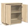 vidaXL LED Sideboard Sonoma Oak 71 x 34.5 x 75 cm Engineered Wood