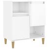 vidaXL Sideboards 2 pcs High Gloss White 60x35x70 cm Engineered Wood