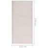 vidaXL Soft Pile Rug Anti-slip 115x170 cm Camel
