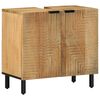 vidaXL Bathroom Sink Cabinet Brown 62x33x58 cm Solid Wood Mango