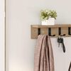 vidaXL Wall-Mounted Coat Rack Artisan Oak 80 x 10.5 x 10.5 cm