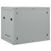 vidaXL Network Cabinet with Storage Grey 60 x 45 x 50 cm Steel