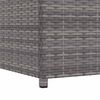 vidaXL Garden Storage Box Grey 120x50x60 cm Poly Rattan