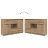 vidaXL Sideboard Artisan Oak 100 x 30 x 65.6 Engineered Wood