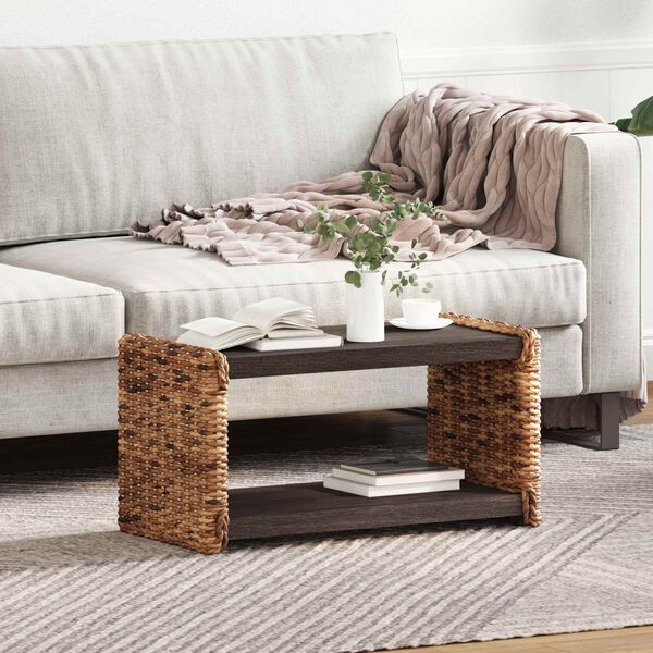 vidaXL Side Table Natural 69 x 35 x 35 cm Solid Mahogany Wood