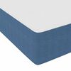 vidaXL Bed Frame with Mattress Blue 80 x 200 cm Fabric