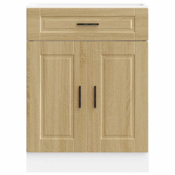 vidaXL Kitchen Base Cabinet Porto Sonoma Oak Engineered Wood