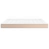 vidaXL Pocket Spring Bed Mattress Medium Cappuccino 180x200x20 cm Faux Leather
