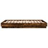 vidaXL Bed Frame without Mattress Smoked Oak 150x200 cm King Size