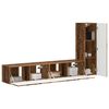 vidaXL TV Cabinet Set Wall-mounted 2 pcs Old Wood Engineered Wood